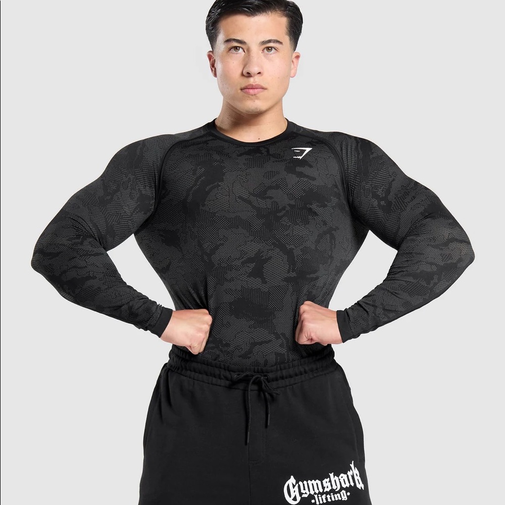 Gymshark long sleeve compression shirt